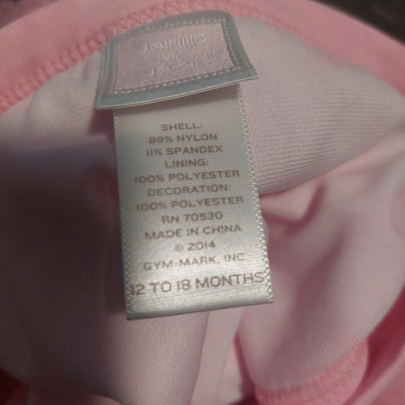 3 piece Pink Ruffled Swim Set - Picture 6 of 6